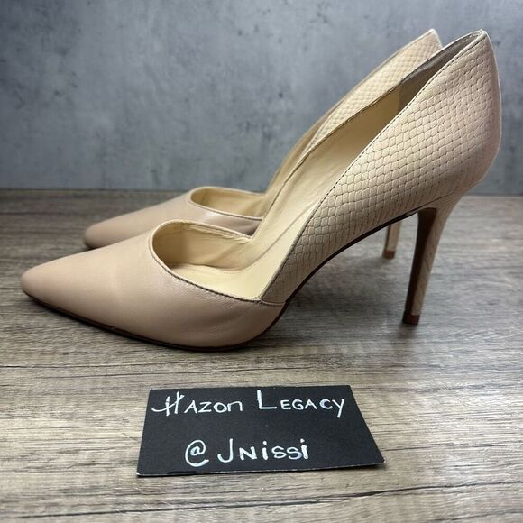 Vince Camuto~Women’s~”Airmosah”~ Beige Heels Stiletto Pump~Size 10 - Picture 1 of 10